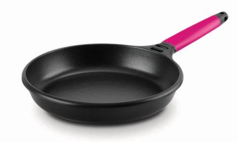 Fundix fundix patelnia z odlewu aluminiowego, powłoką zapobiegającą przywieraniu, Indukcja, ze zdejmowanym uchwytem pinkfarbener, 28 cm F14-I28