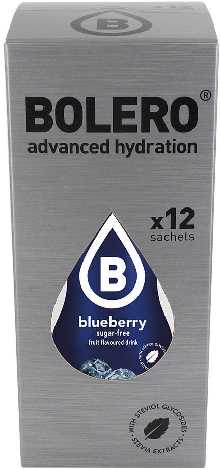 Bolero Bolero Blueberry ze stewią 9g BOX 12szt.