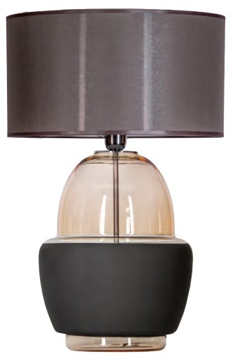 4concepts Lampa stołowa ARIEL AMBER BLACK L248110427