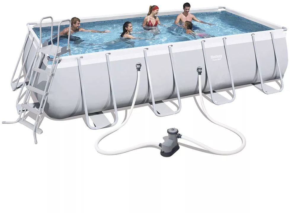 Bestway Aquafun Basen Mistral, prostokątny, szary, 549 x 274 cm, 56465 56465