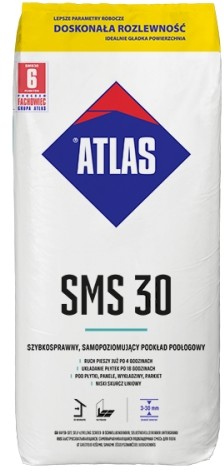 Atlas Podkład podłogowy samopoziomujący SMS 30 (3-30 mm) 25 kg