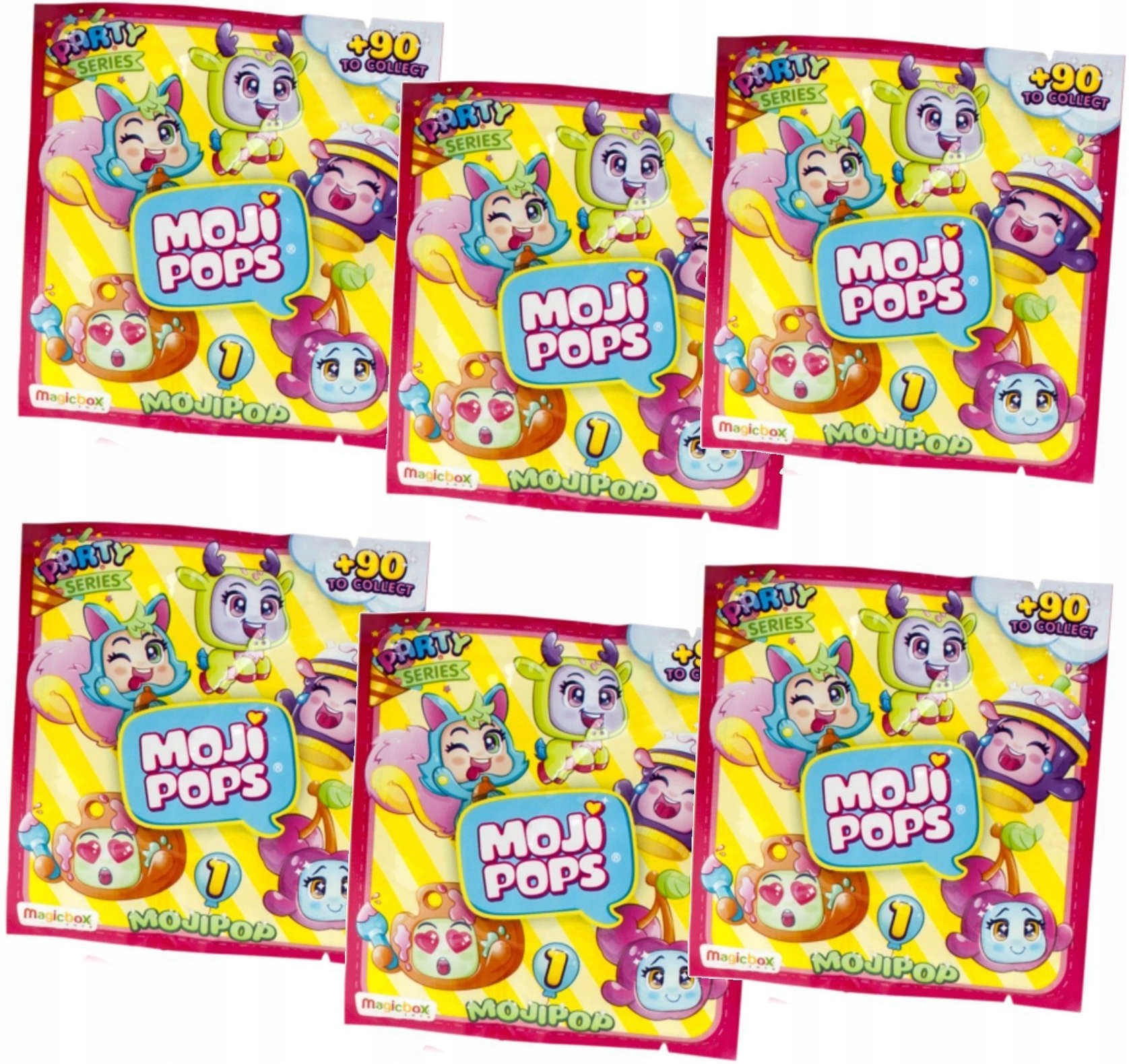 Moji Pops Party Zestaw 6 Figurek W Saszetkach