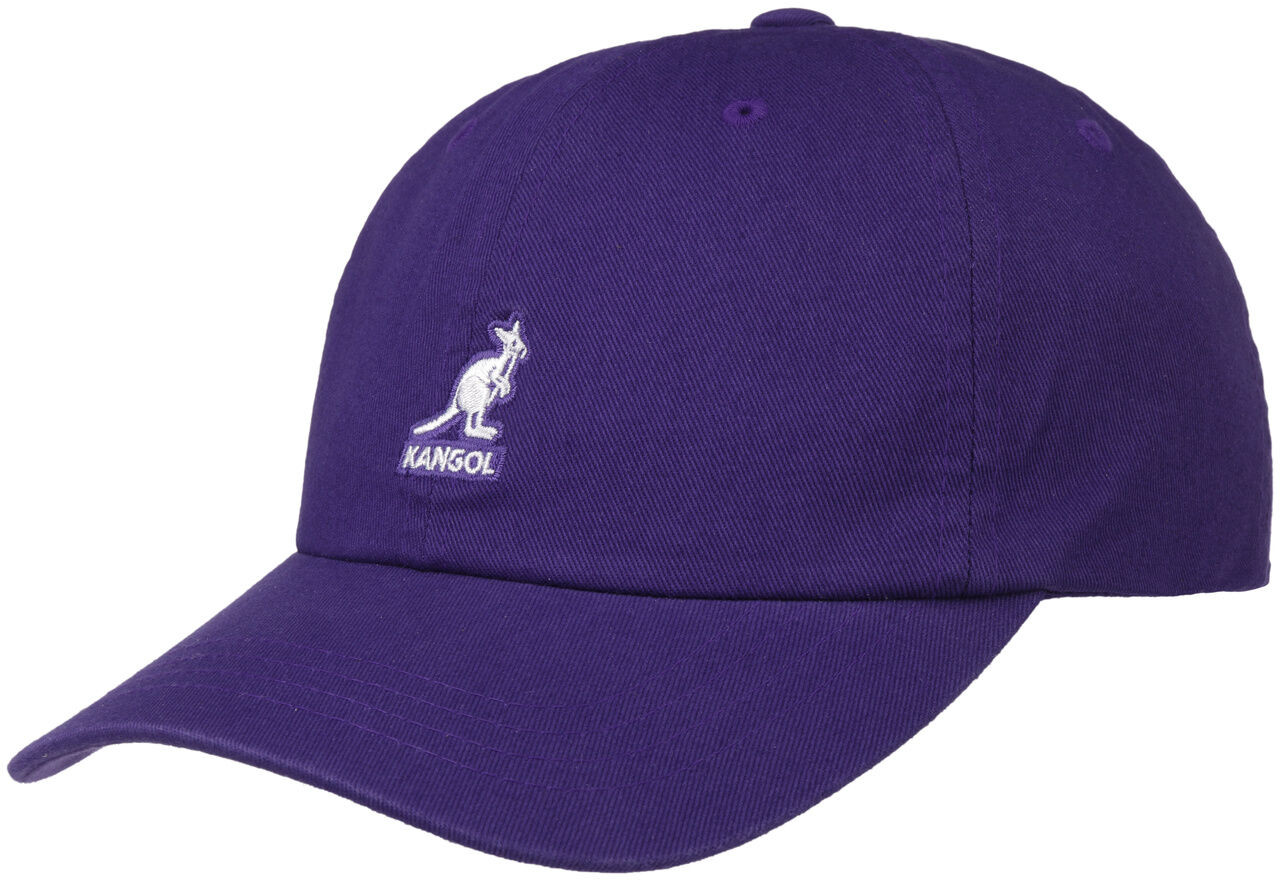 Czapka Bejsbolówka Washed Dad Hat by Kangol, fioletowy, One Size