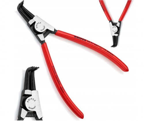 KNIPEX SZCZYPCE DO PIERŚCIENI SEGERA WYGIĘTE 170MM K46 21 A21