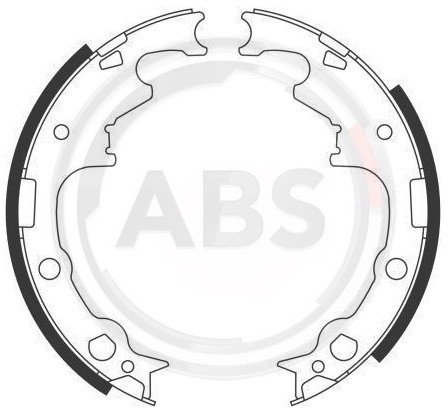 A.B.S. Zestaw szczęk hamulcowych 40538
