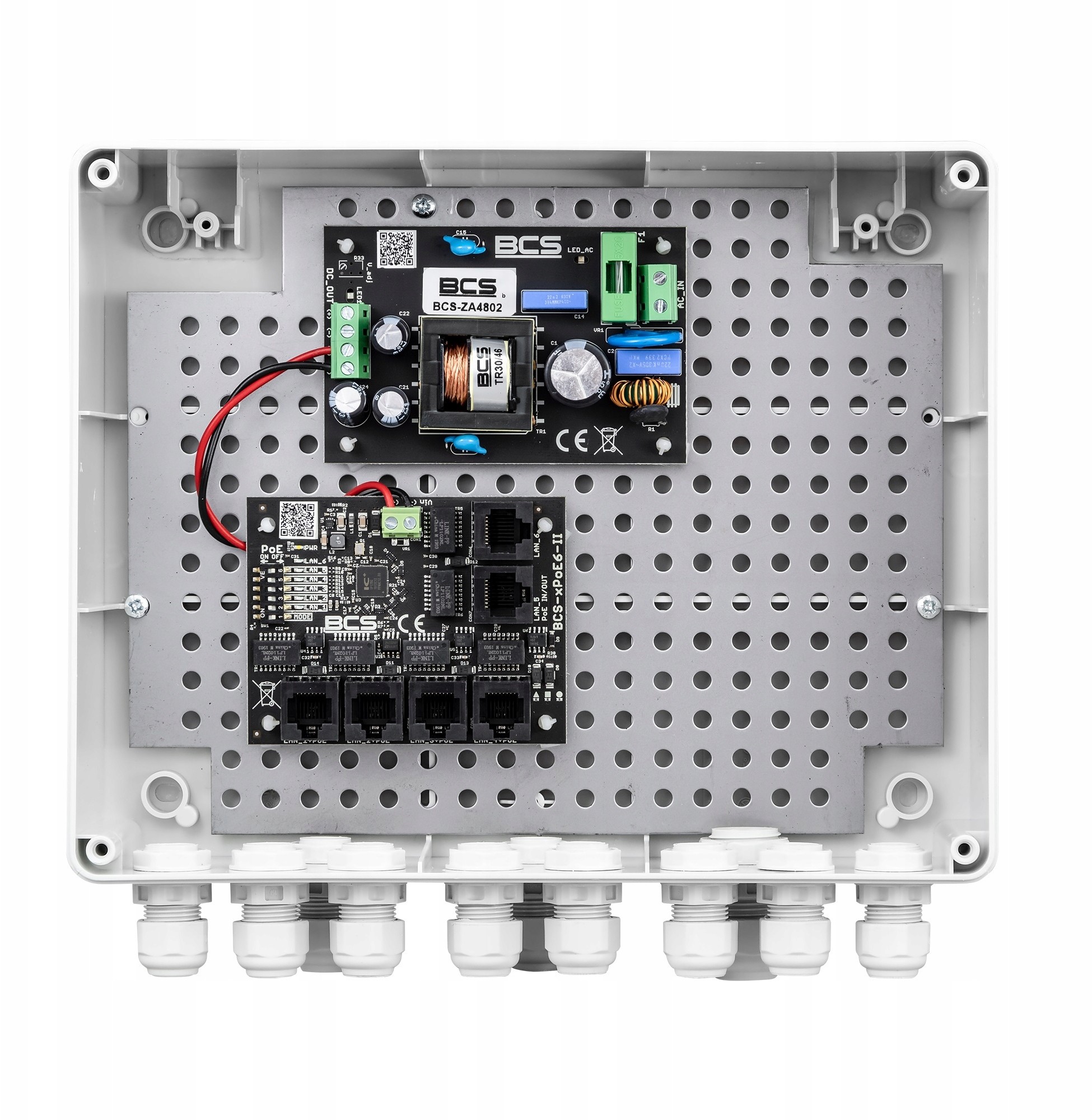 BCS Switch PoE Zasilacz IP4/Z/E-S