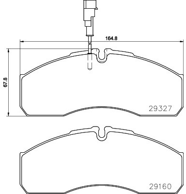 HELLA PAGID - Pagid GmbH) PAGID - Pagid GmbH) 8DB 355 020-711 8DB 355 020-711