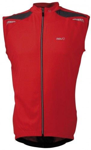 AGU Koszulka rowerowa męska bez rękawów AGU Birino Singlet red XL