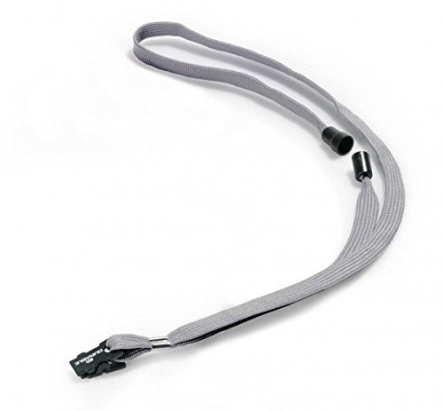 Durable smycz materiałowa na identyfikator, szary 811910