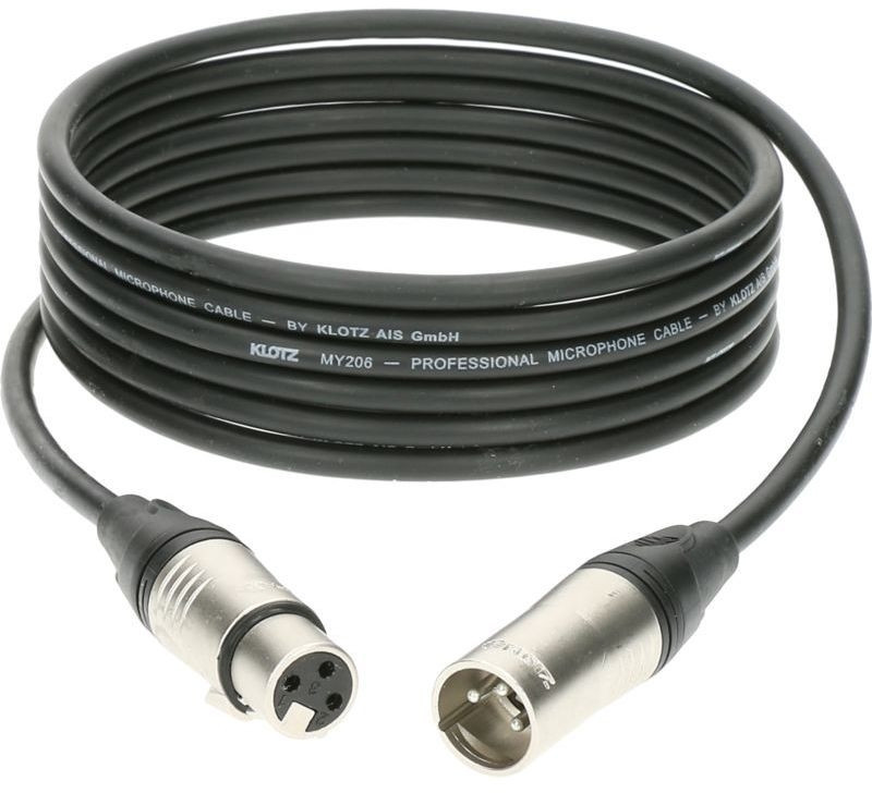Klotz M1K1FM0100 profesjonalny kabel mikrofonowy 1m czarny