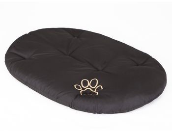 Hobbydog Poduszka dla zwierząt owalna czarna R7 o wymiarach 79 cm x 59 cm R7 PODCZA5