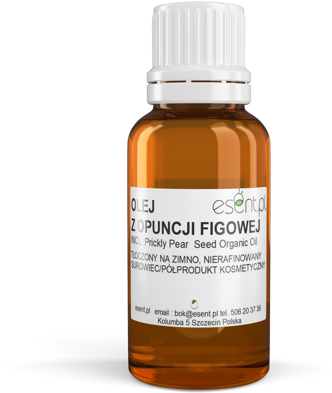 Olej z Opuncji Figowej Cp, nierafinowany 20 ml.