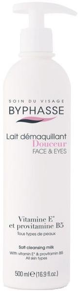 BYPHASSE SOFT Mleczko do demakijażu twarzy 500 ml