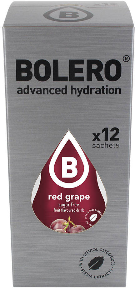 Bolero Bolero Red Grape ze stewią 9g BOX 12szt.