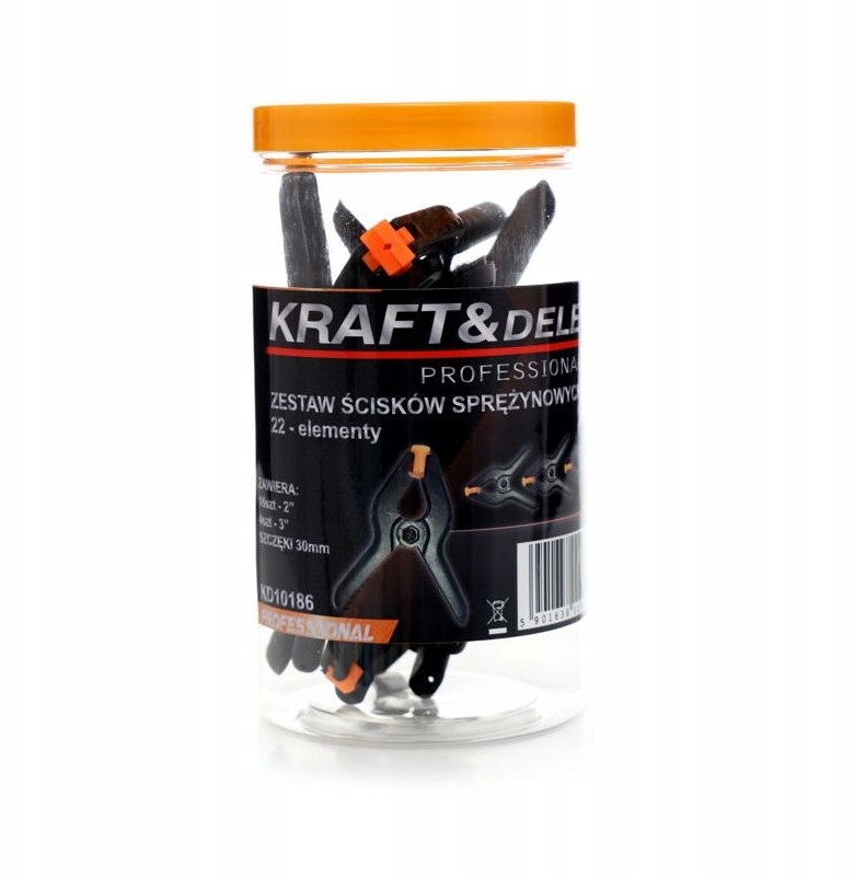 Ścisk Sprężynowy Zestaw 22szt 2 i 3