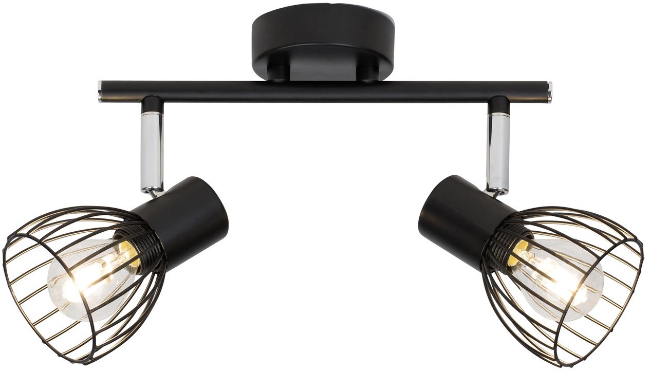 Britop Listwa, BLACKY, czarna, , 2x40W, E14