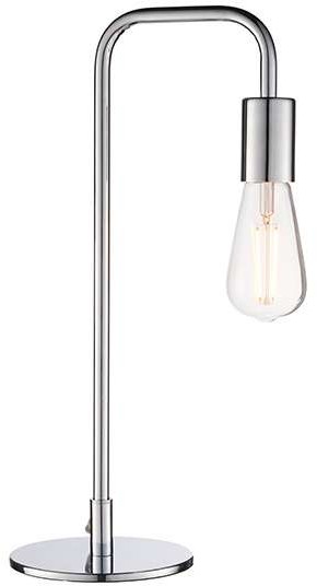Endon Stojąca LAMPA stołowa RUBENS 76344  loftowa LAMPKA biurkowa industrialna metalowa chrom Endon