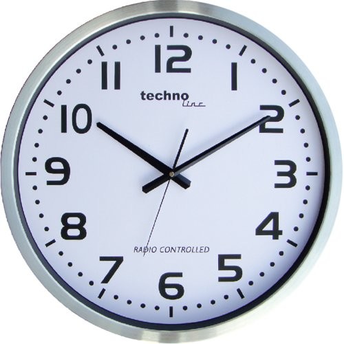 Technoline WT 8995 Jumbo radiowy zegar ścienny, 50 cm, rama metalowa WT 8995