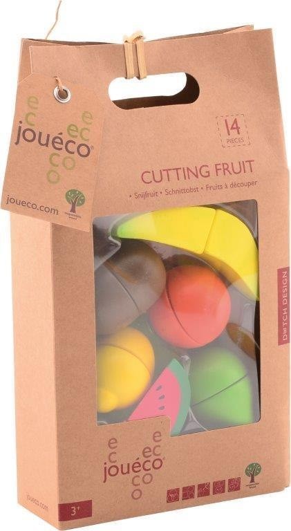 joueco DREWNIANY ZESTAW DESKA Z OWOCAMI 80072