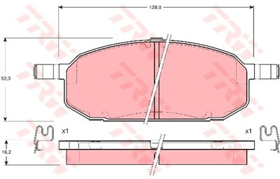 TRW KFZ Ausruestung GmbH) KFZ Ausruestung GmbH) GDB3153 GDB3153