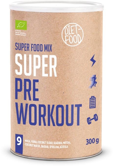 Diet-Food BIO SUPER PRE WORKOUT - Proszek 300 g 5906395147786