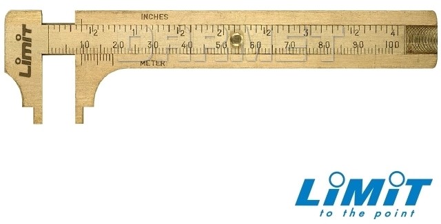 LIMIT Suwmiarka kieszonkowa z mosiądzu 100MM - (2654-0203) LIM_26540203