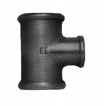 Trójnik Redukcyjny 1 1/2'' x 1/2'' Stal Czarna