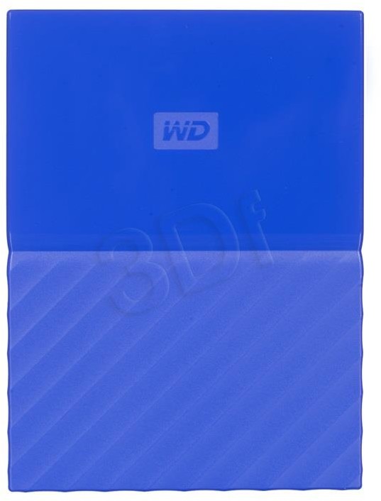 WD Dysk zewnętrzny WD My Passport WDBYNN0010BBL-WESN (1 TB; 2.5&quot;; USB 3.0; 5400 obr/min; kolor niebieski) WDBYNN0010BBL-WESN