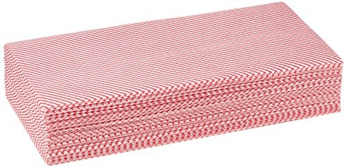 2work 2 Work vmre33bdi lekko All Purpose ściereczka do czyszczenia, czerwony (50 sztuk) CD809