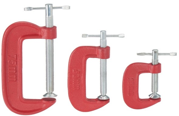 Zestaw ścisków 1'' 2'' 3'' 3 szt. GR38