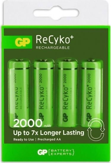 GP Akumulator ReCyko+ AA R6 2100mAh 4 szt 120210AAHCE-C4