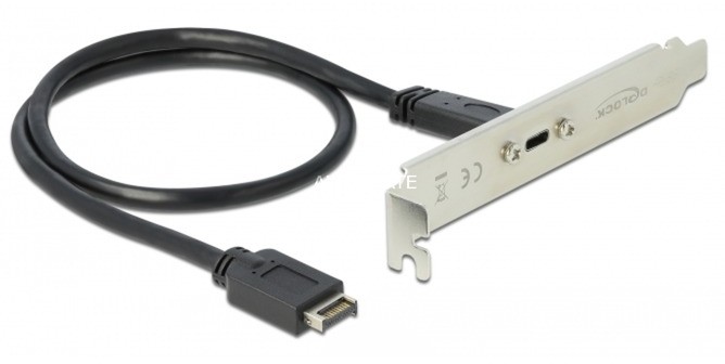 Delock 89936 przejściówka USB A USB C Czarny, Adapter