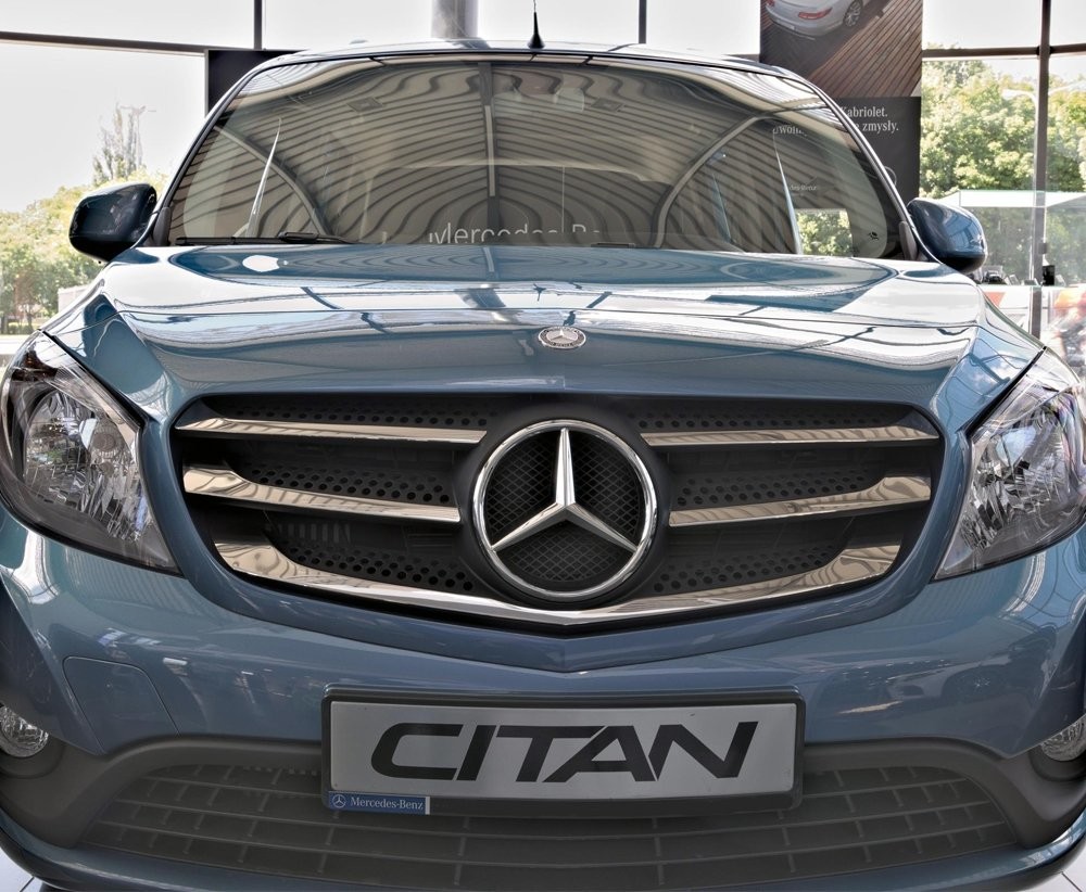 CRONI MERCEDES CITAN od 2012 Nakładki na grill stal połysk