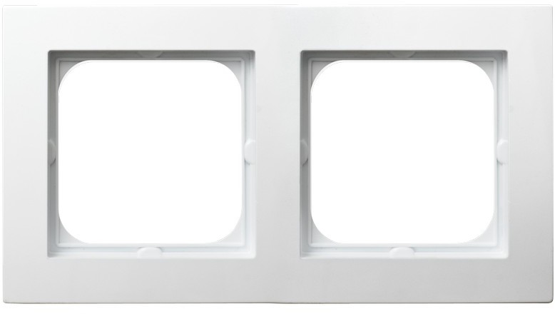 Ospel Ramka podwójna Biały - R-2G/00 As