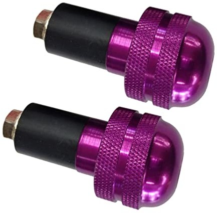 Forbikes Forbikes 12-0068 CP Aluminiowe radełkowane stabilizatory prętowe, fioletowy, 13 mm 12-0068