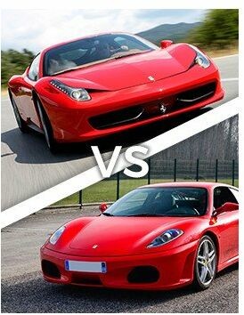Jazda Ferrari F430 vs Ferrari 458 Italia  Tor Silesia Ring P0006396