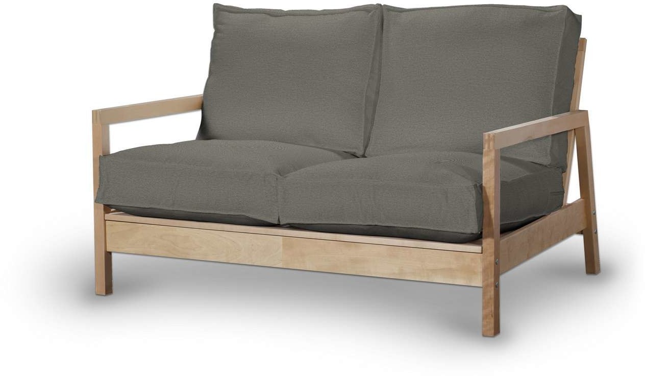 Dekoria pl pl Pokrowiec na sofę Lillberg 2-osobową nierozkładaną szary Sofa Lillberg 2-osobowa Etna 627-161-25