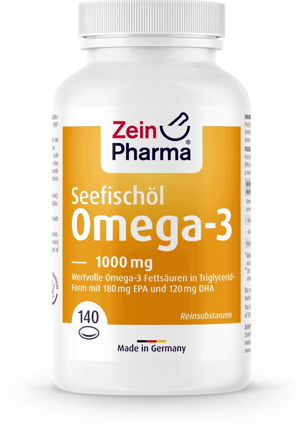 ZEIN PHARMA Omega-3 1000mg (EPA, DHA) 140 Kapsułek