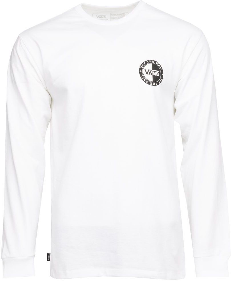 Vans t-shirt OFF THE WALL SLANTED CHECKER LS White