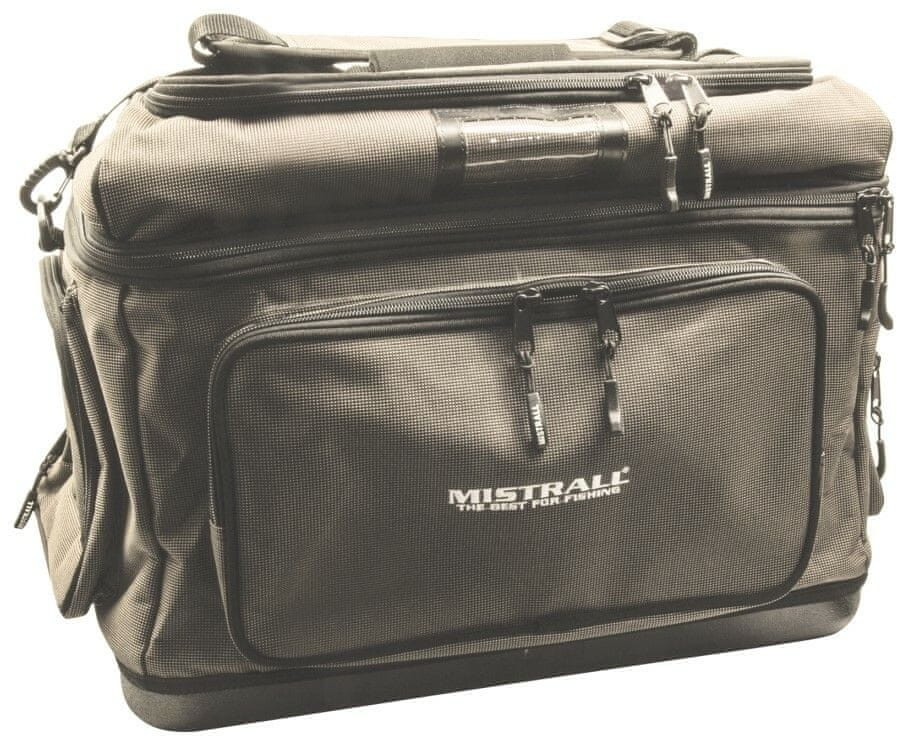 Mistrall Torba wędkarska z solidnym dnem i kieszeniami 50x38x38 cm