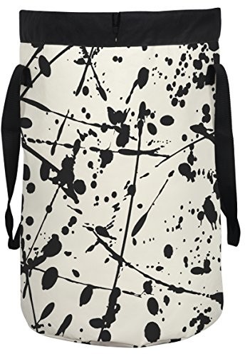 Spirella spirella torba na pranie Fun Wash Bang White/Black 75 L pranie przechowywaniu, materiału, biało-czarna, 60 x 40 cm 10.19412