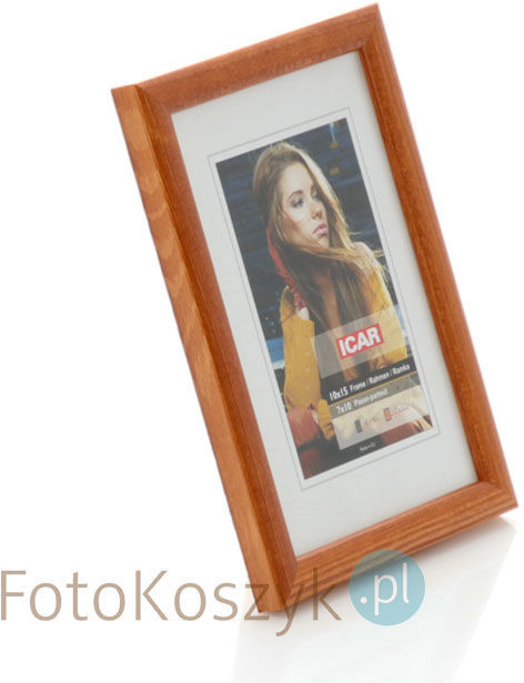 Icar Ramka drewniana miodowa (na zdjęcie 10x15cm)