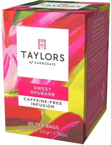 Taylors of Harrogate Herbata Sweet Rhubarb 20 torebek 50g