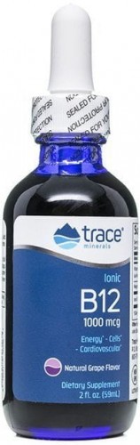 Metylowana witamina B12 w płynie Ionic B12 59 ml TRACE MINERALS