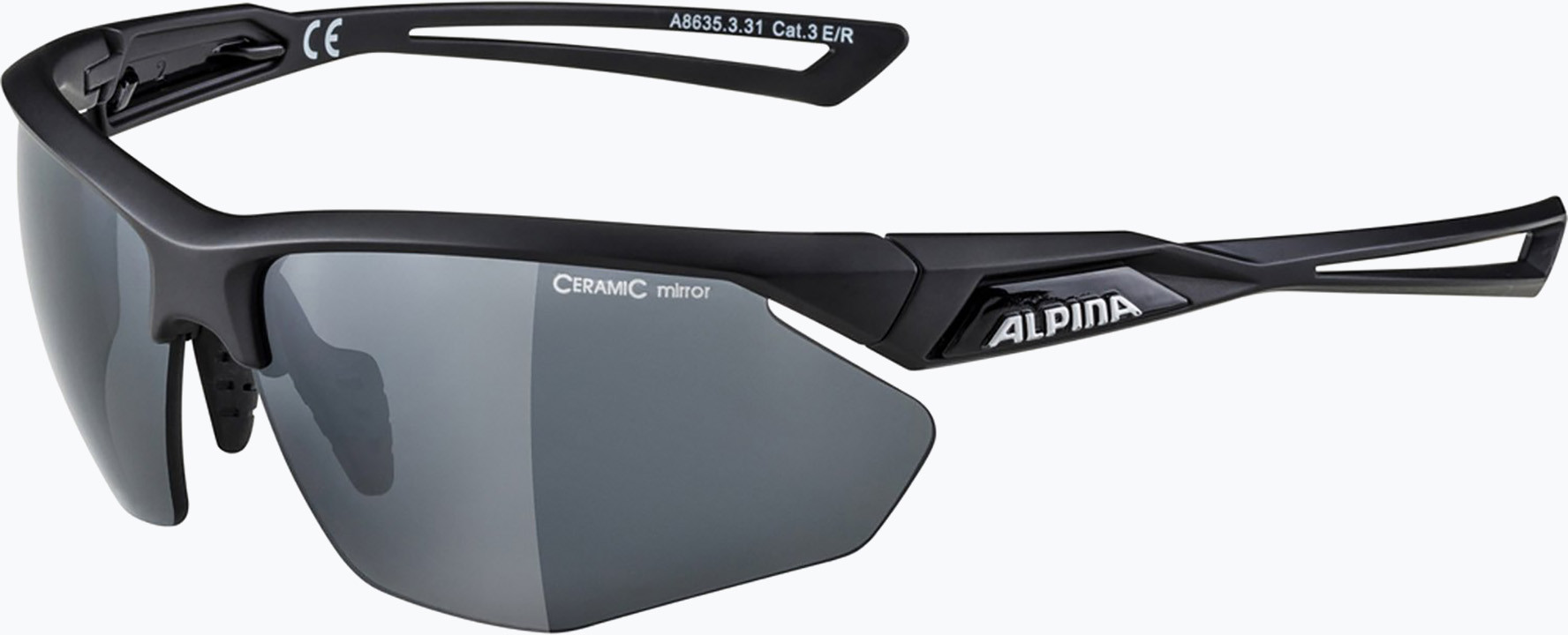 Alpina Okulary rowerowe Alpina Nylos HR czarne A8635331