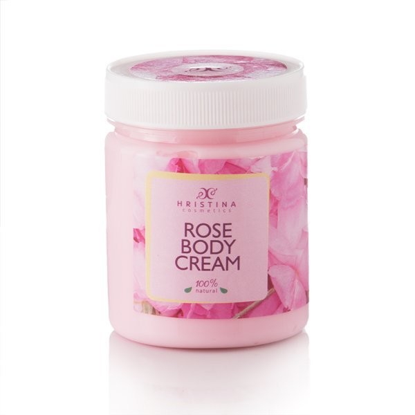 Hristina Hristina Naturalny krem do ciała z dodatkiem róży 200 ml