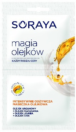 Soraya Magia Olejków Maseczka olejkowa intensywnie odżywcza cera każdego rodzaju 1 szt