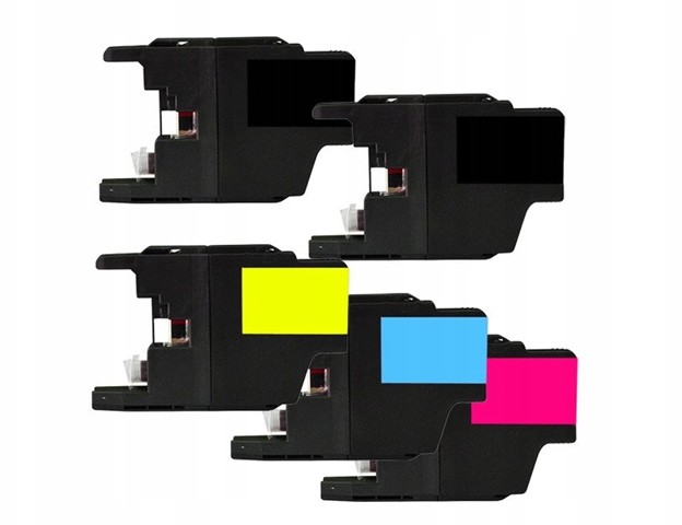 5x Tusz do Drukarki Brother LC1220 LC1240 LC1280