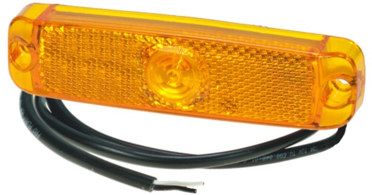PROPLAST Lampa LED obrysowa boczna żółta 12/24V 40023901