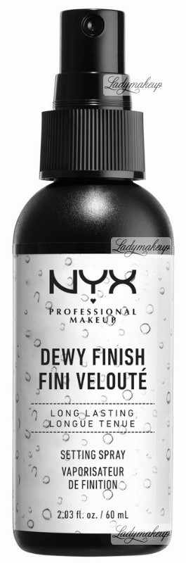 NYX professional makeup Professional Makeup - DEWY FINISH MAKEUP SETTING SPRAY - Utrwalający spray nabłyszczający